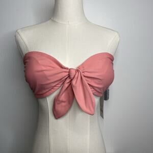 Southern Tide #2838 Citrus Punch Bandeau Bikini Top Size M w/Strap Included -NEW